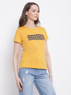 Cantabil Women's Mustard T-Shirts (6799780315275)