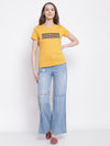 Cantabil Women's Mustard T-Shirts (6799780315275)