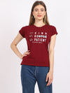 Cantabil Women's Wine T-Shirts (6847133941899)