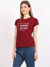 Cantabil Women's Wine T-Shirts (6847133941899)