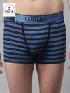 Cantabil Men Pack of 3 Blue Brief (7087844262027)