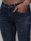 Cantabil Men Dirty Blue Jeans (7114296819851)