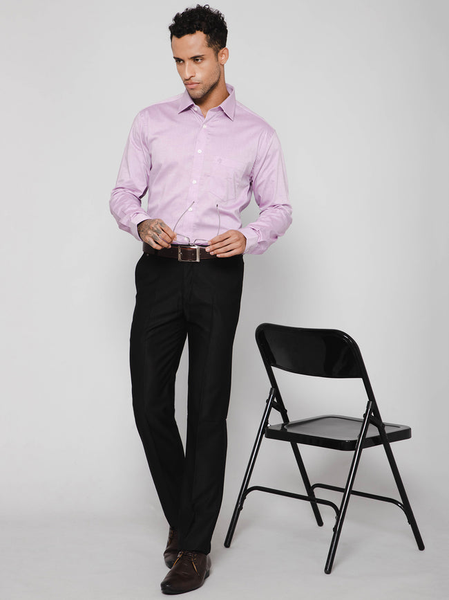 Dressing Purple Shirt Gray Pants Black Stock Photo 158254529 | Shutterstock