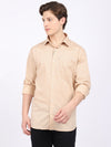 Cantabil Men's Khaki Formal Shirt (6868584693899)