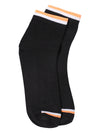 Cantabil Men Set of 5 Ankle Length Black Socks (6869987623051)