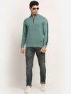 Cantabil Men's Green Sweater (6691257811083)