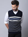 Cantabil Men Navy Pullover Sweater (7008158187659)