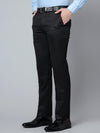 Cantabil Men Black Trousers (7121527341195)