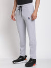Cantabil Men's Grey Melange Track Pants (6769621270667)