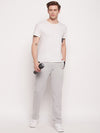 Cantabil Men Grey Melange Trackpant (7057465933963)