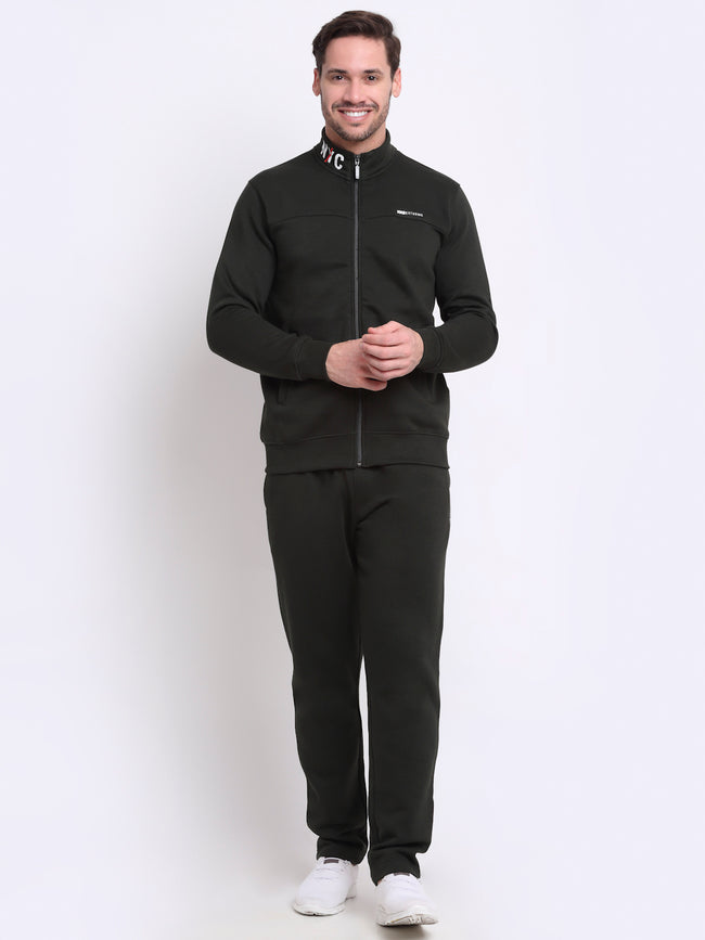 Cantabil Men's Olive Track Suit