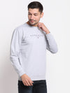 Cantabil Men Grey Melange Casual Sweatshirt (6699497717899)