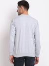 Cantabil Men Grey Melange Casual Sweatshirt (6699497717899)