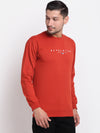 Cantabil Men Rust Casual Sweatshirt (6699502534795)