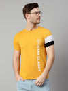 Cantabil Men Mustard T-Shirt (7113884270731)