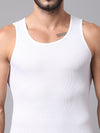 Cantabil Mens Pack of 2 White Vest (7043099295883)