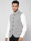 Cantabil Men Grey Waist Coat (7114273390731)