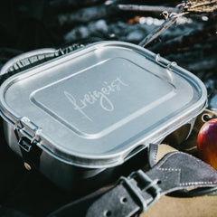 Lunchbox aus Edelstahl