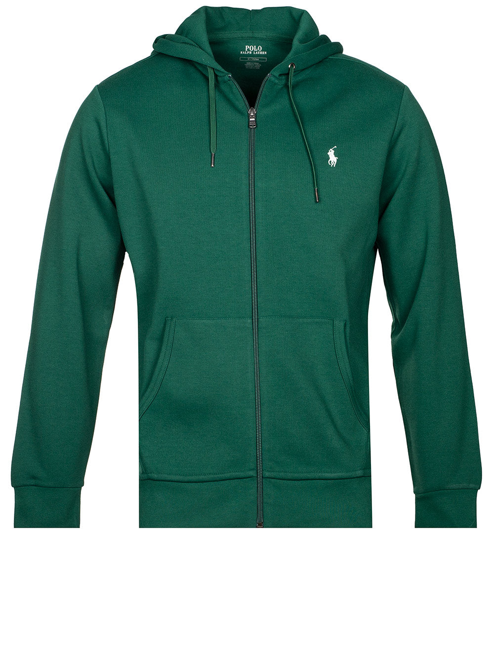 Ralph Lauren Double-knitted Full-Zip Hoodie Green