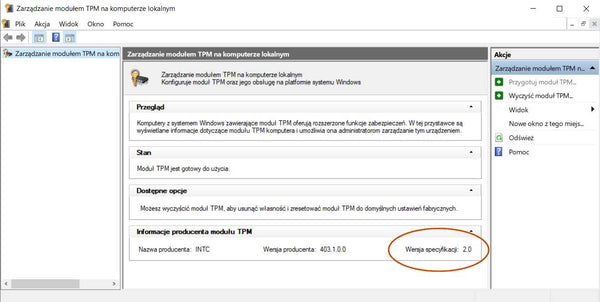 Moduł TPM