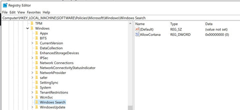 regedit-allow-cortana