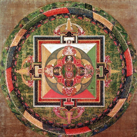 Tibetan meditation tools - mandala