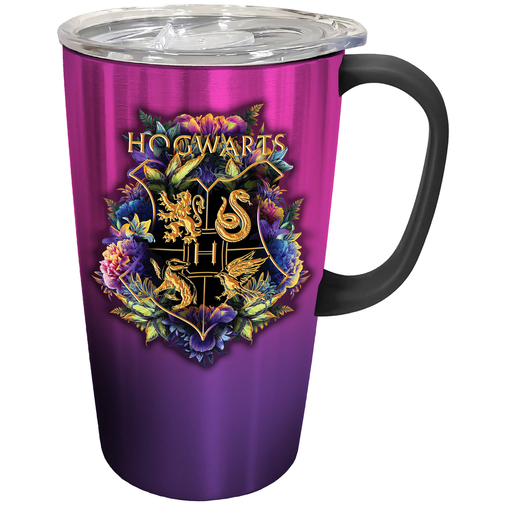 Harry Potter Hogwarts Crest 20oz Glitter Cup