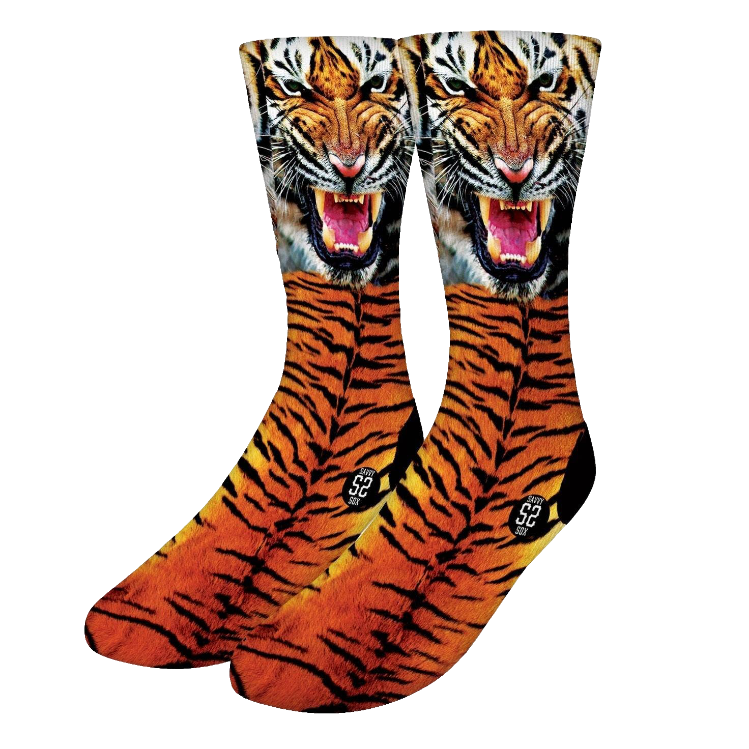 Clemson Orange Argyle With Paw Socks - Clemson Sock Shop