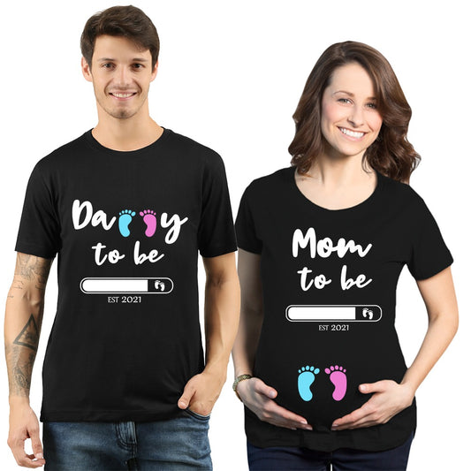 Baby Loading Pregnancy Couple Maternity T Shirts