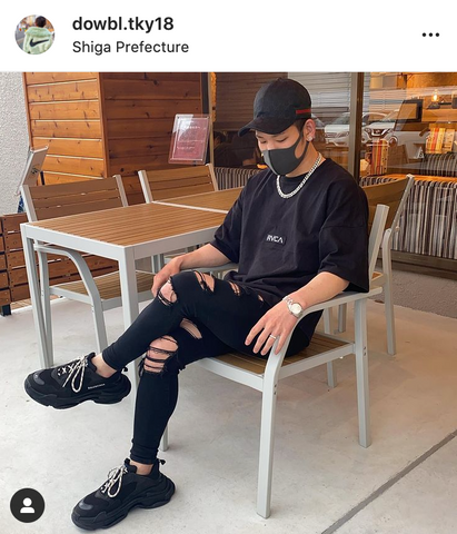 インスタグラマーのネックレス着用画像