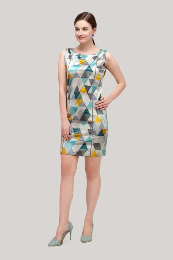Printed Straight fit dress