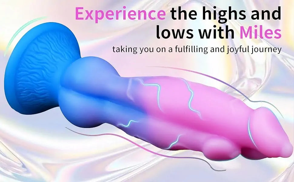 10.8 Inch Triple Heads Tentacle Dildo Fist Anal Toy with Suction Cup