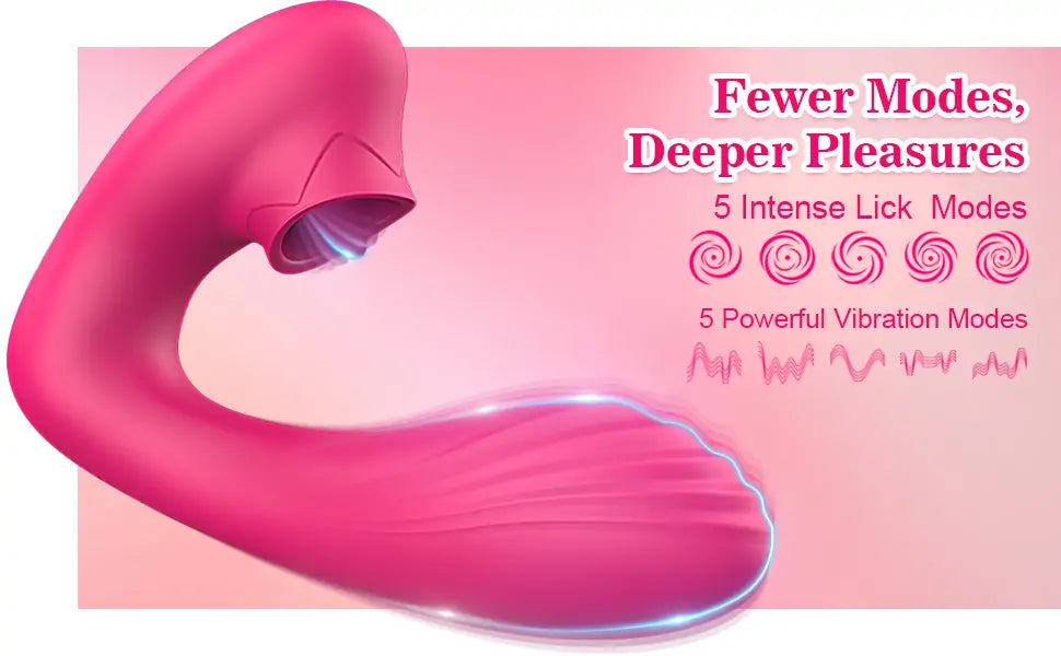 Hera - Clitoral Licking Curved Vibrator