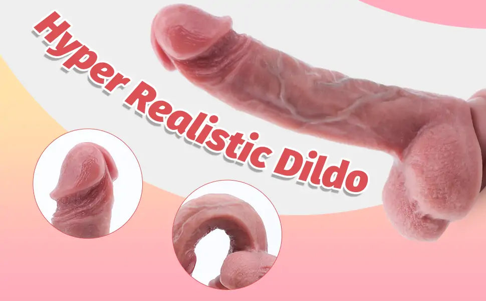 Kari - Lifelike Silicone Realistic Curved Dildo 8.5 Inch