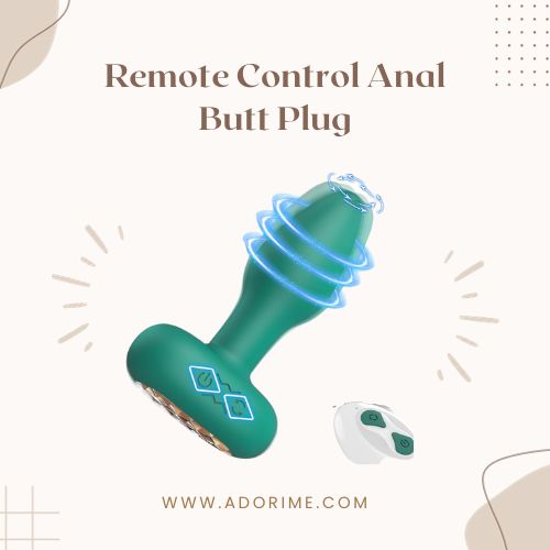 Remote Control 360° Rotating Silicone Anal Butt Plug