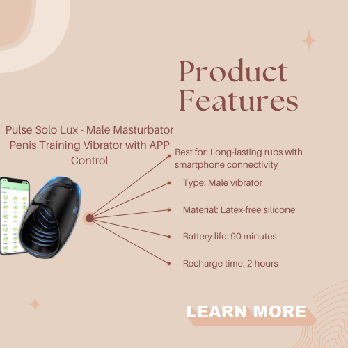 Pulse Solo Lux - Male Masturbator Penis Training Vibrator with APP Control