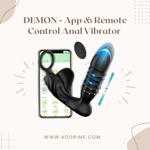 DEMON - App & Remote Control Thrusting Anal Vibrator