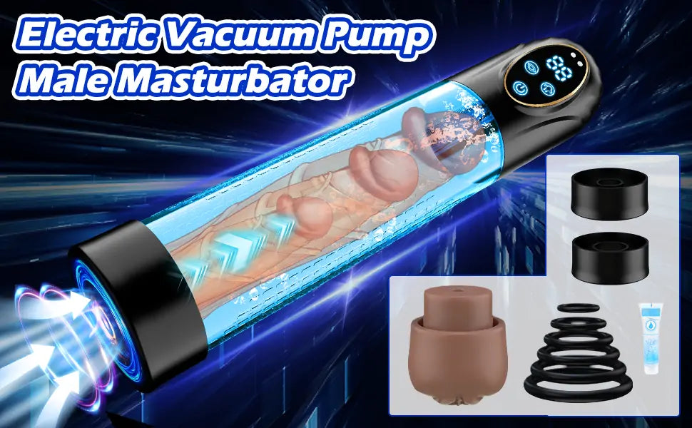 3D Visualization Design Electric Penis Enlarge Vacuum Pump