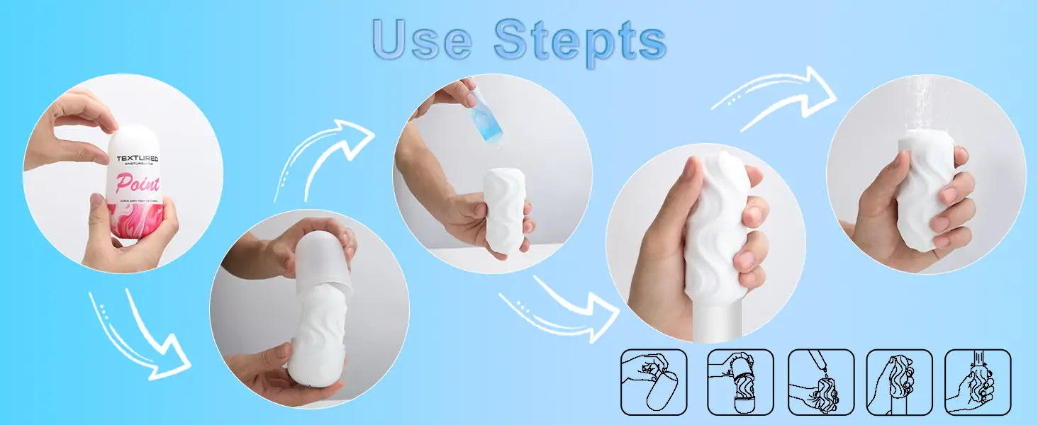 3 Penis Training Egg Set Ultra Soft Stretchy 3D Stroker