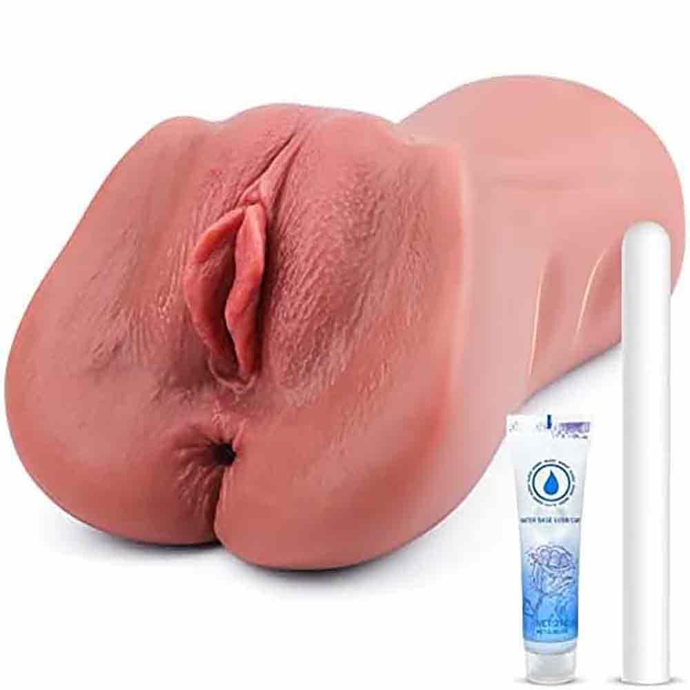 2 in 1 Lifelike Vigina Tight Anus with 3D Textured