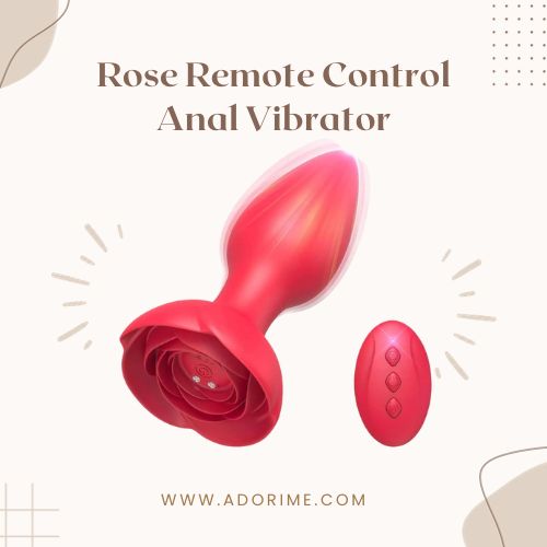 Rose Remote Control Anal Vibrator