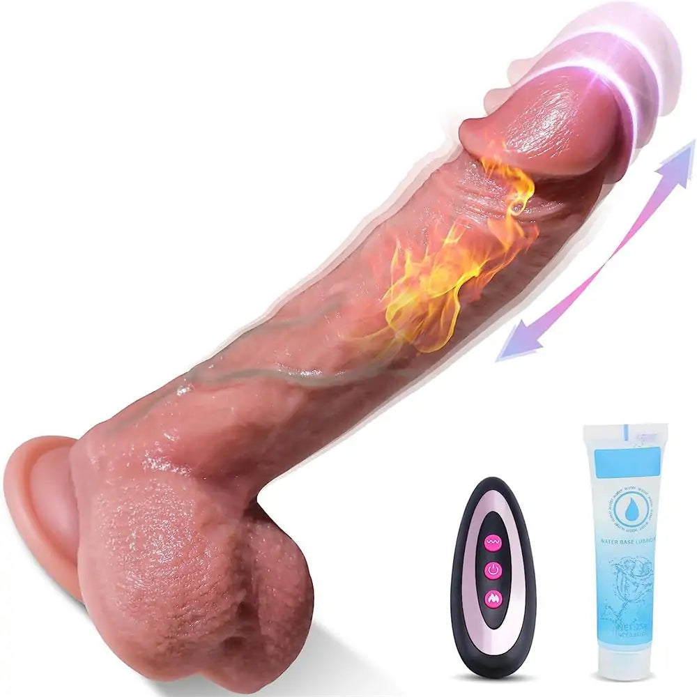 Thrusting Realistic Dildo Vibrator