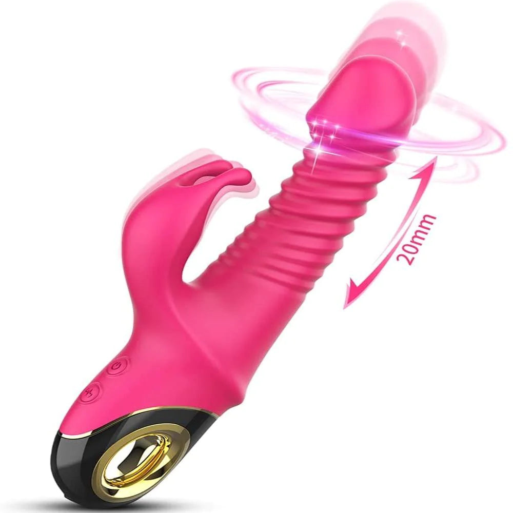 Hypnotic Bunny Smooth - Thrusting Dual Vibrator