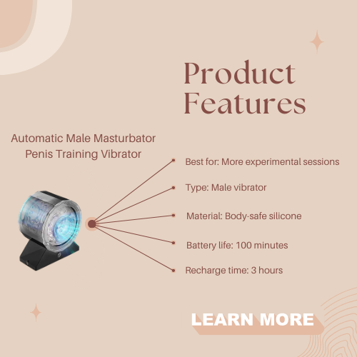 Automatic Male Masturbator Penis Training Vibrator