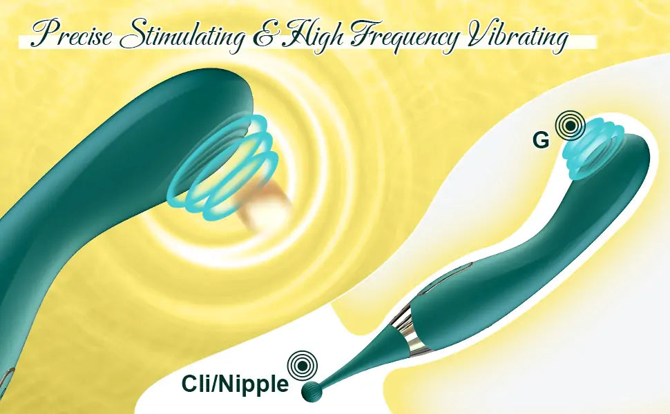 High-Frequency Hitting Dual Vibrator for Quick Orgasm