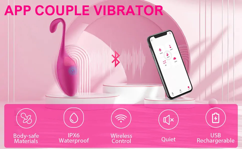 Long Distance Bluetooth Wearable Panty Couple Vibrator