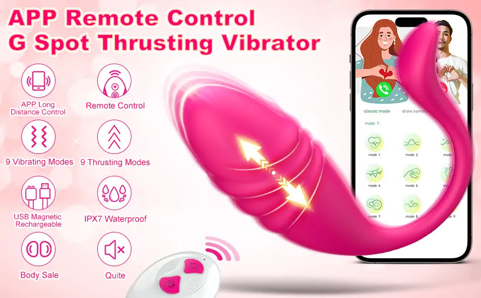 Remote Control Wearable  G Spot Egg Vibrator