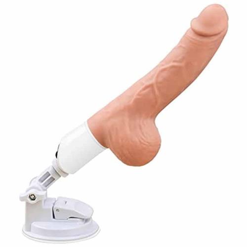 Telescopic Sex Machine Dildo Vibrator