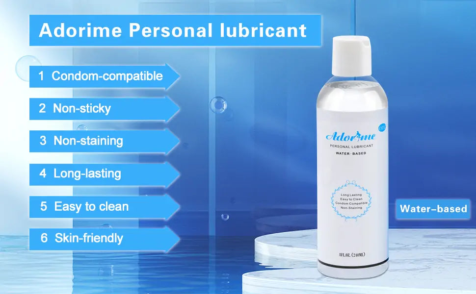 Water Based Personal Lubricant in 8oz240ml
