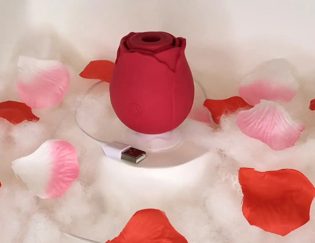 The Adorime Rose Lover Sucking Vibrator design